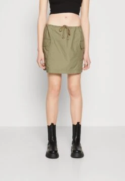 Gina Tricot Cargo Skirt - Minigonna - Deep Lichen