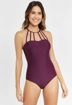 Bruno Banani Costume Da BagnoBordeaux Donna Moda Mare 1BR21E000-G11