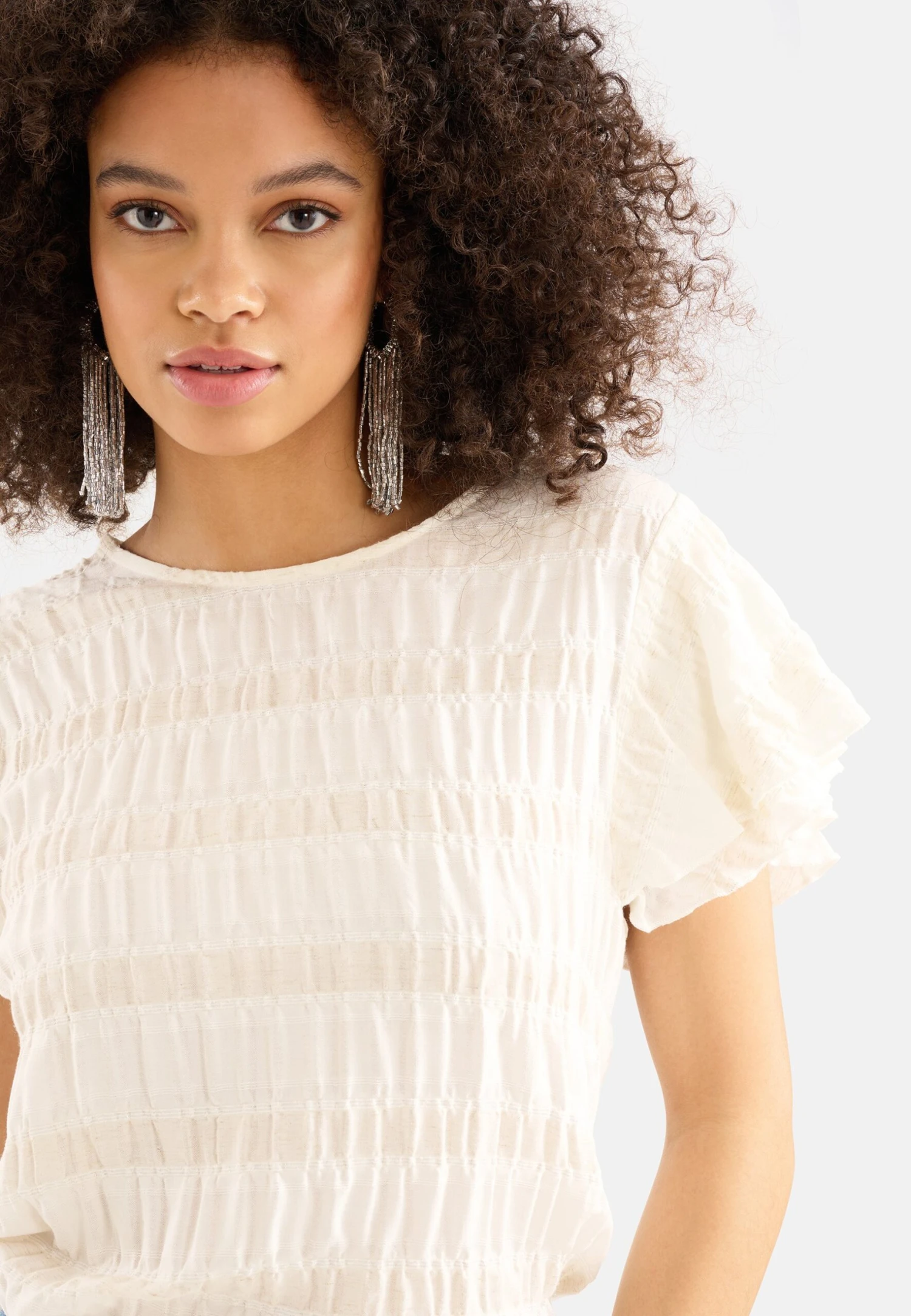 Sand EkseptCamicettaSilver-Coloured Donna Camicie E Bluse EK521E05H-A11 3 Sand EkseptCamicettaSilver-Coloured Donna Camicie E Bluse EK521E05H-A11 - immagine 3