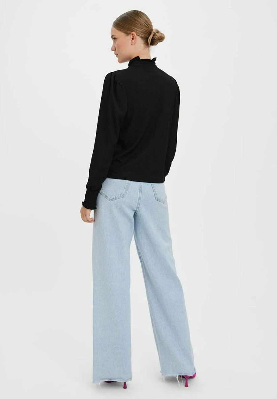 Vero Moda Gerüschtes - Camicia - Black 3 Vero Moda Gerüschtes - Camicia - Black - immagine 3
