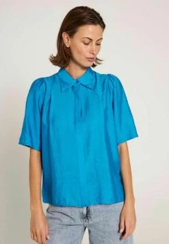 Alyssa Pleat CamiciaIbiza Blue Donna Camicie E Bluse NOE21E02S-K11