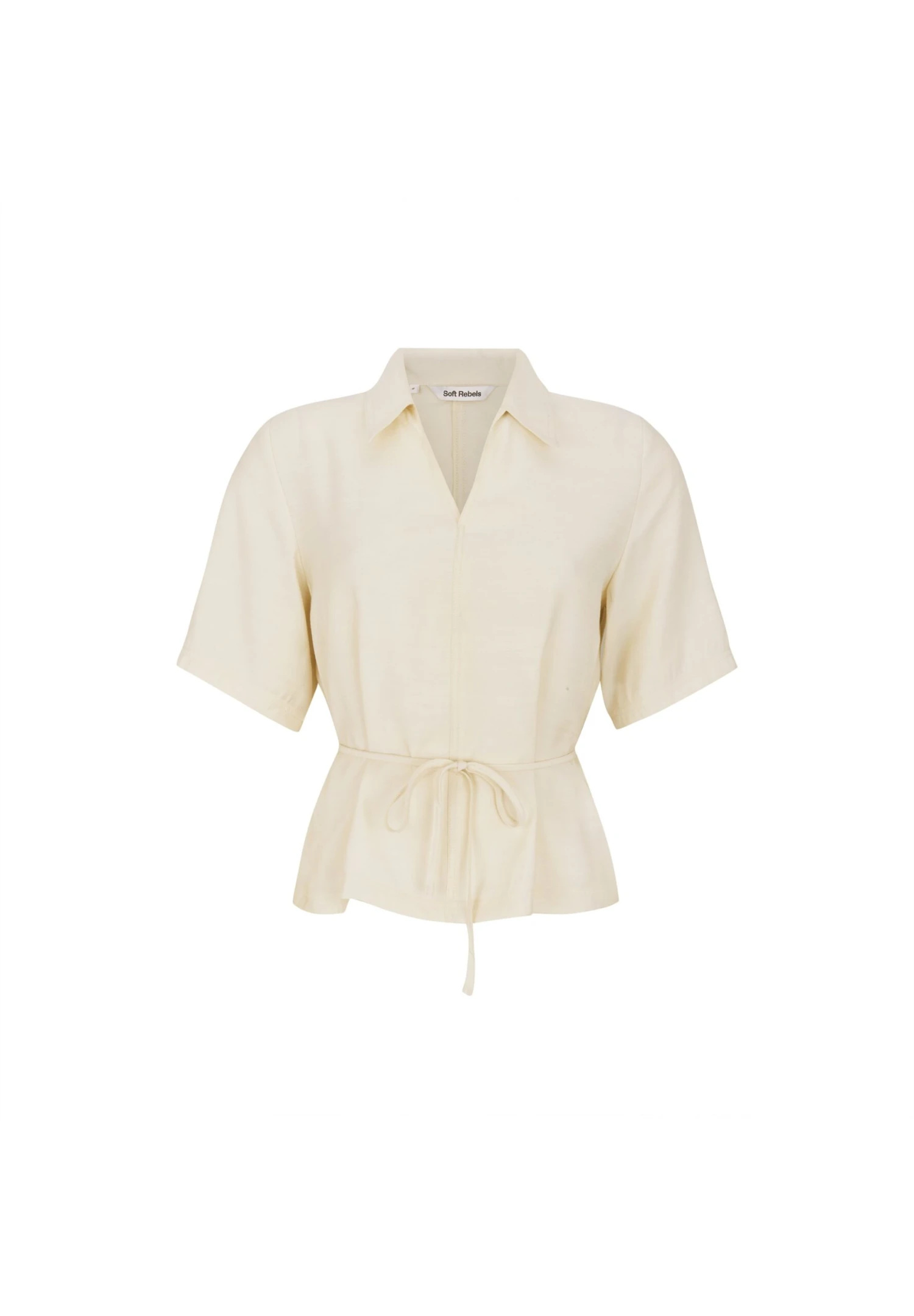 Soft Rebels Srlynne CamicettaSandshell Donna Camicie E Bluse R6721E089-B11 4 Soft Rebels Srlynne CamicettaSandshell Donna Camicie E Bluse R6721E089-B11 - immagine 4