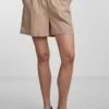 Pieces Højtaljede ShortsBeigeMottled Beige Donna Shorts PE321S07P-B11