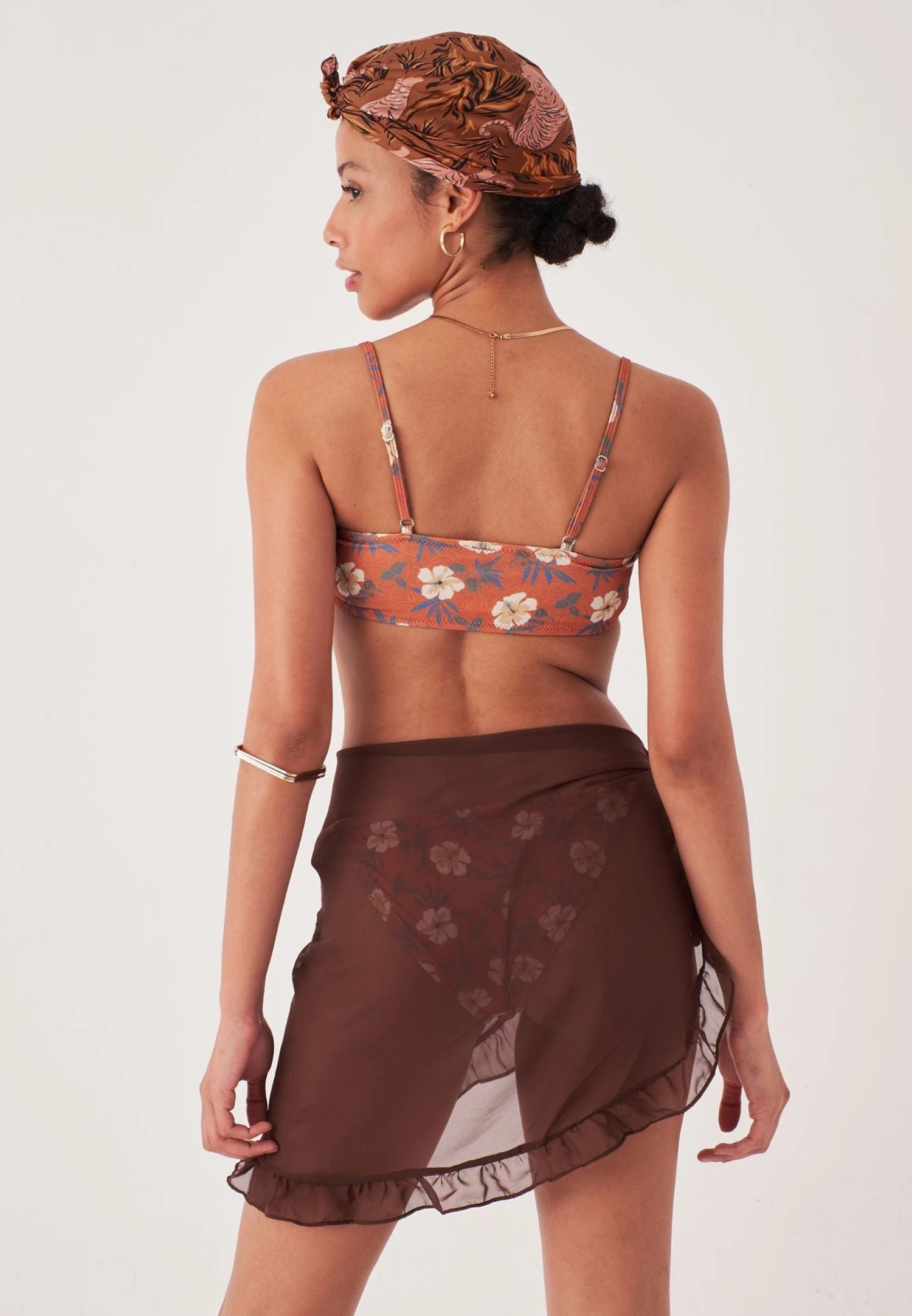 Short PareoAccessorio Da SpiaggiaBrown Donna Moda Mare H6681M004-O11 3 Short PareoAccessorio Da SpiaggiaBrown Donna Moda Mare H6681M004-O11 - immagine 3