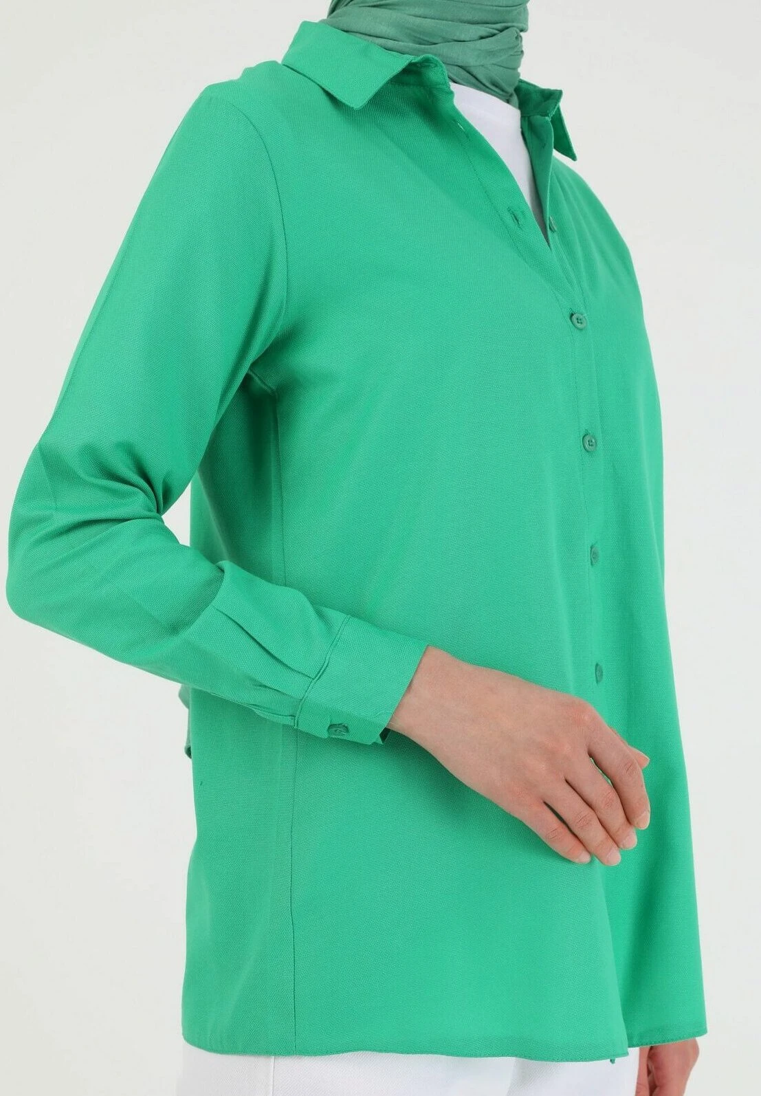 Refka BasicCamiciaDark Green Donna Camicie E Bluse MHR21E0OE-M11 4 Refka BasicCamiciaDark Green Donna Camicie E Bluse MHR21E0OE-M11 - immagine 4