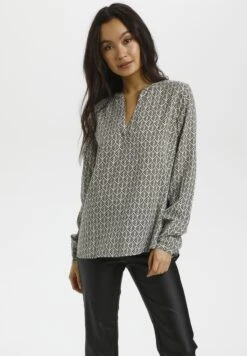 Kaffe MarluCamicettaGrape Leaf /Chalk Fan Print Donna Camicie E Bluse KA321E11D-M11