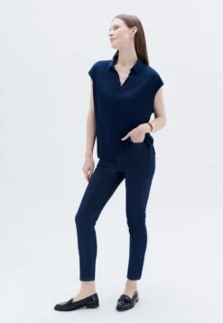 Caroll French Brand Fashion Elegant Modern - Camicetta - Navy Blue