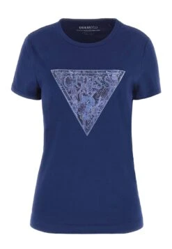 Guess Strass-Logo-Dreieck - T-Shirt Con Stampa - Himmelblau 7 Guess Strass-Logo-Dreieck - T-Shirt Con Stampa - Himmelblau -Vendite ESPRIT 23b78e822372432291c022091aea1559