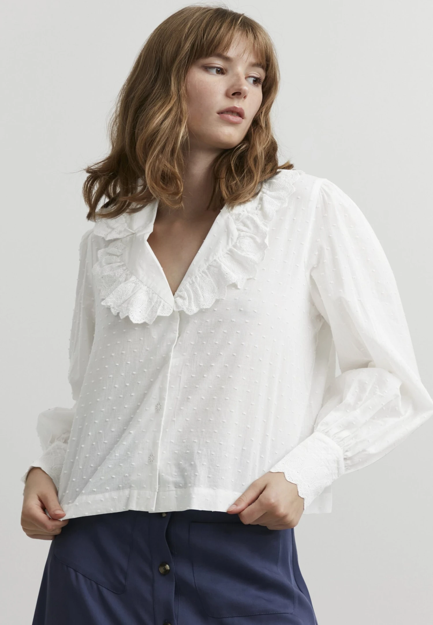 Irgabi Sh CamiciaCloud Dancer Donna Camicie E Bluse ATX21E007-A11 1 Irgabi Sh CamiciaCloud Dancer Donna Camicie E Bluse ATX21E007-A11