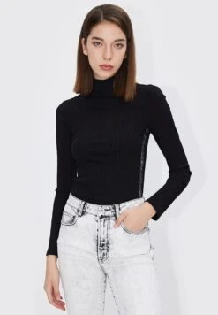 MISS SIXTY Maglietta A Manica LungaNero Donna T-shirt E Top MI321D048-Q11