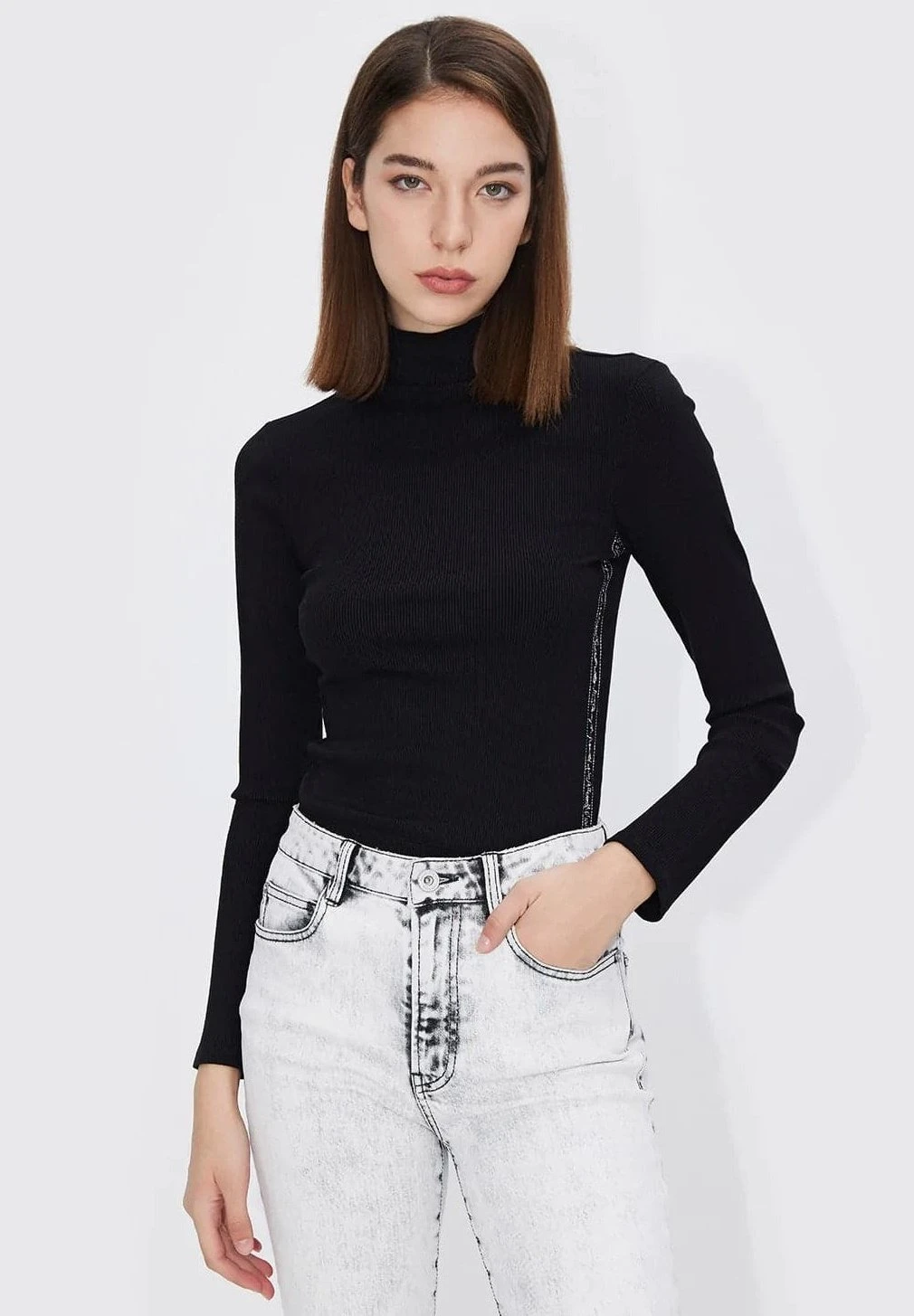 MISS SIXTY Maglietta A Manica LungaNero Donna T-shirt E Top MI321D048-Q11 1 MISS SIXTY Maglietta A Manica LungaNero Donna T-shirt E Top MI321D048-Q11