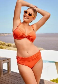 Next Tummy ControlBikini Pezzo SottoCoral Orange Donna Moda Mare NX381I099-H11