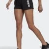 ADIDAS PERFORMANCE Pantaloncini SportiviBlack/White Donna Shorts AD541E1IN-Q11