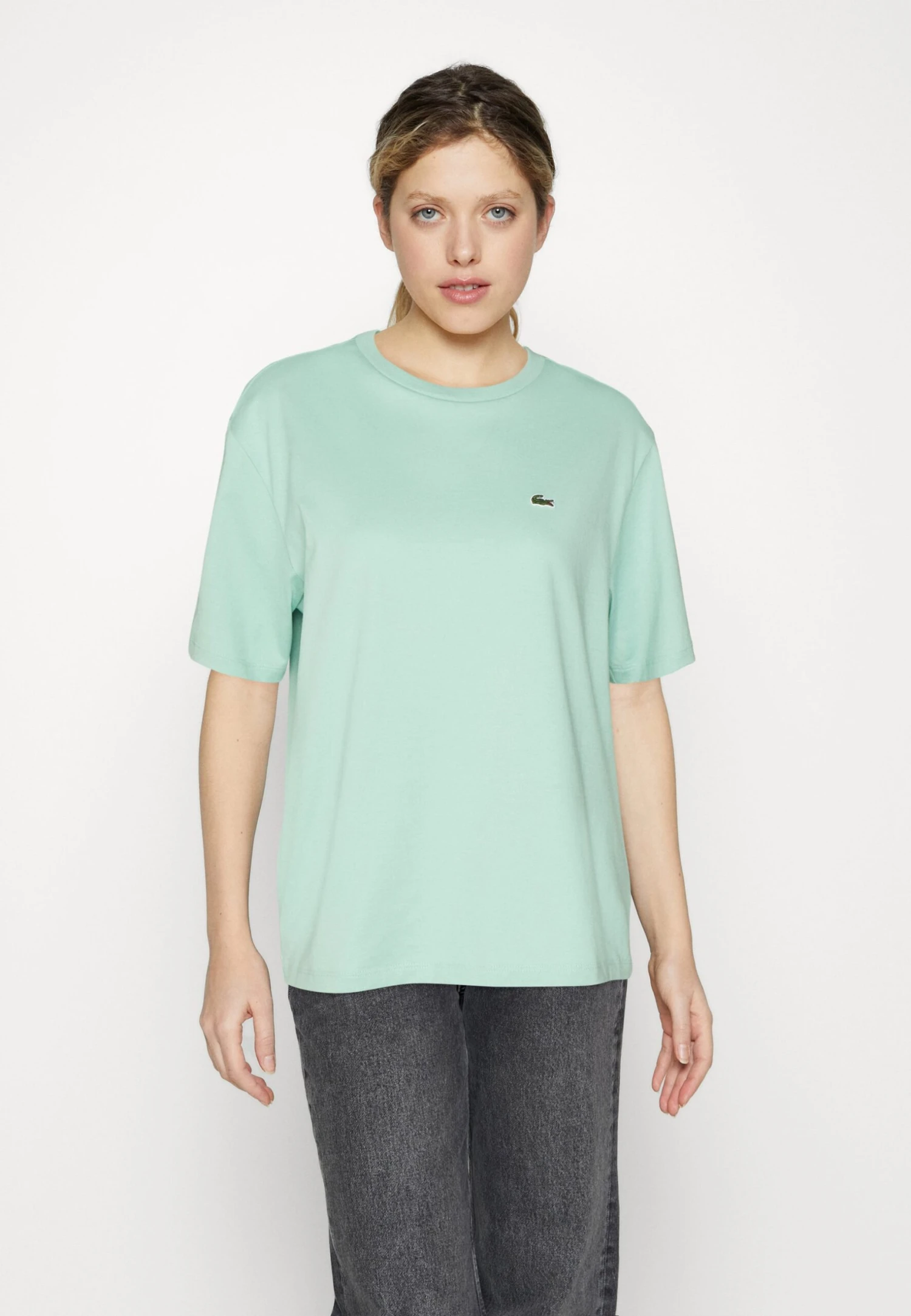 Lacoste T-Shirt BasicPastille Mint Donna T-shirt E Top LA221D09W-M11 1 Lacoste T-Shirt BasicPastille Mint Donna T-shirt E Top LA221D09W-M11