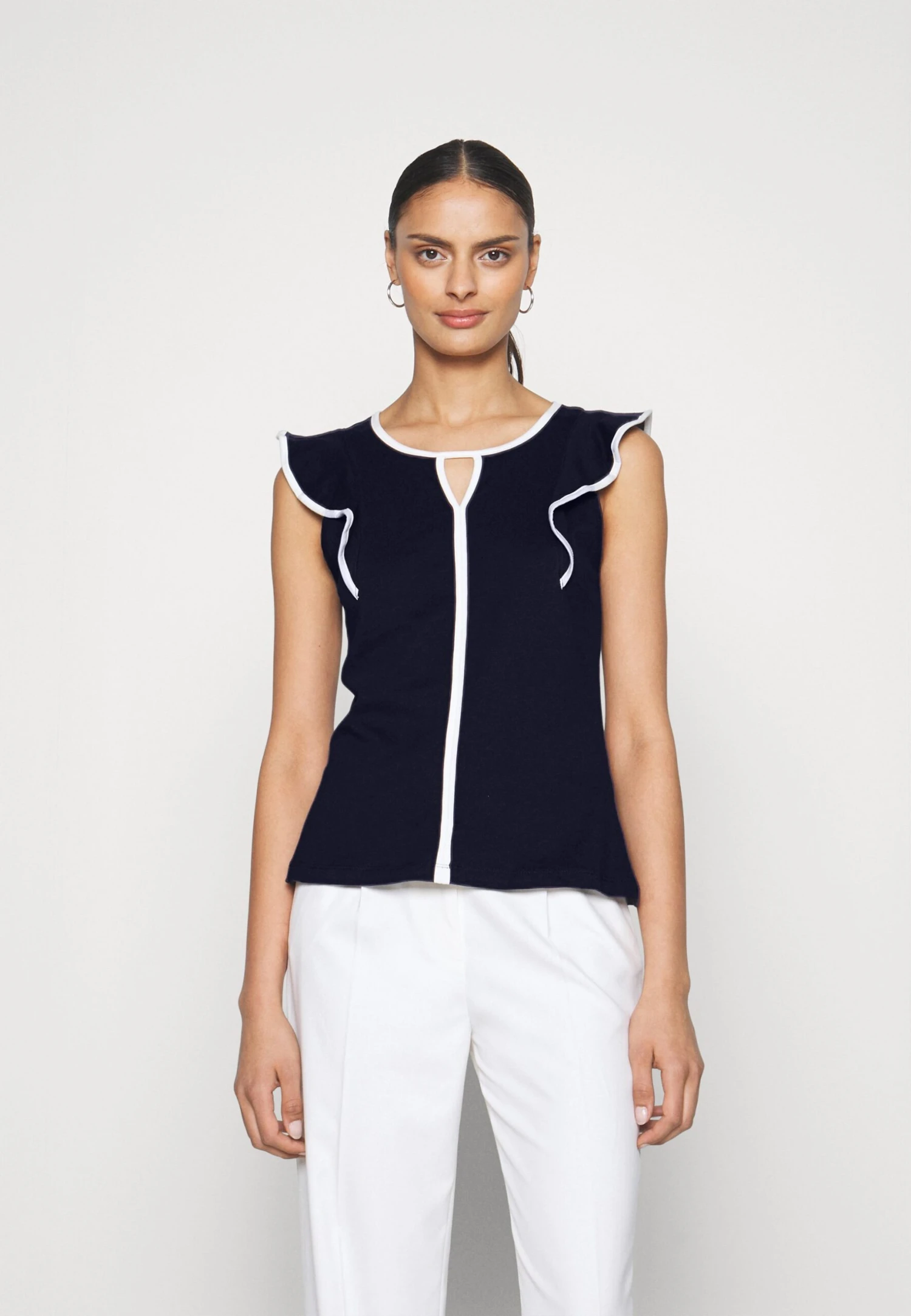 Anna Field TopDark Blue Donna T-shirt E Top AN621D17E-K11 1 Anna Field TopDark Blue Donna T-shirt E Top AN621D17E-K11