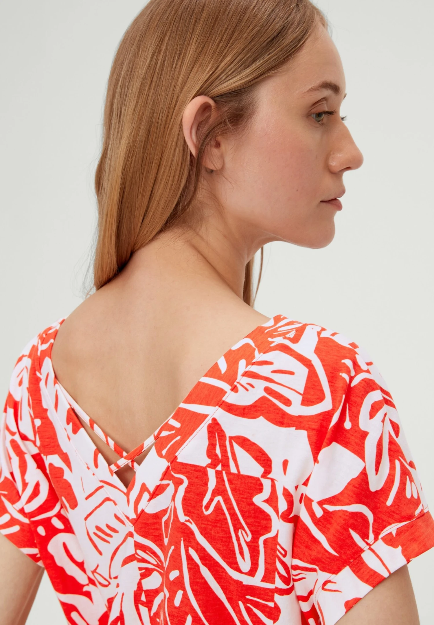 S.Oliver Mit RückendetailT-Shirt BasicHellorange Donna T-shirt E Top SO221E27W-H11 4 S.Oliver Mit RückendetailT-Shirt BasicHellorange Donna T-shirt E Top SO221E27W-H11 - immagine 4