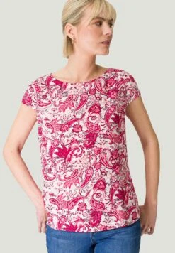 Zero Mit Paisleyprint - Camicetta - Creamred