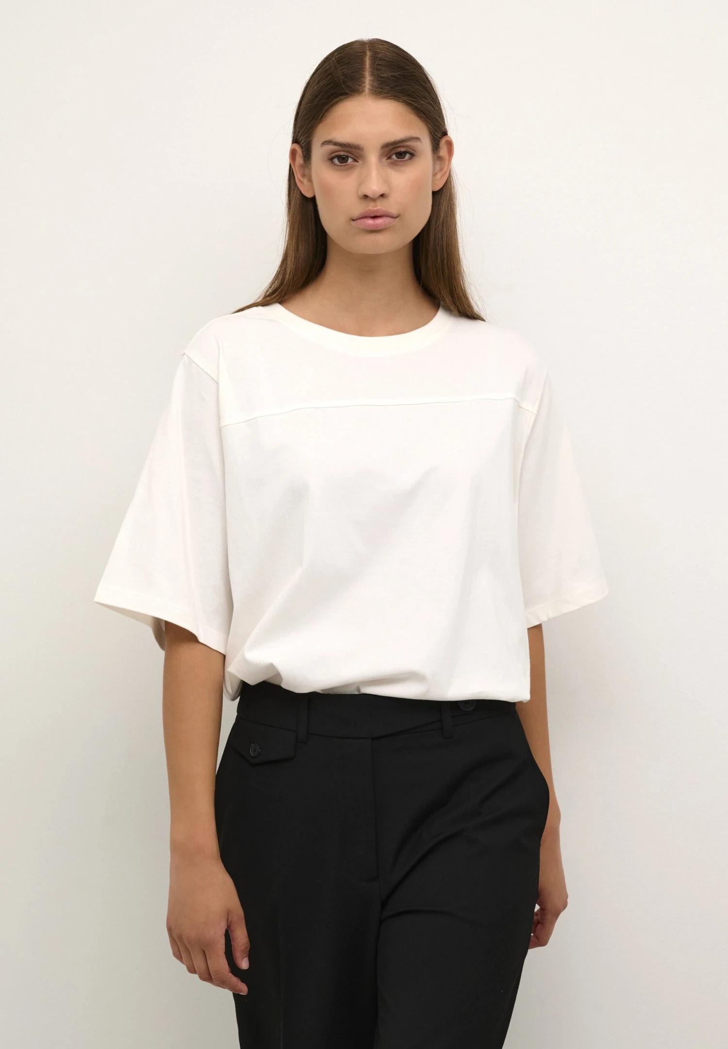 Amandakb TeeT-Shirt BasicEgret Donna T-shirt E Top KS821D02L-A12 1 Amandakb TeeT-Shirt BasicEgret Donna T-shirt E Top KS821D02L-A12