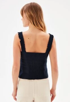 Crop- Camicetta - Navy Blue -Vendite ESPRIT 433b5c0c5e564b819922f123aedb743c