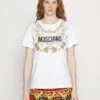 MOSCHINO All Over SartorialT-Shirt Con StampaWhite Donna T-shirt E Top 6MO21D062-A11