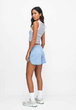 PULL & BEAR Varsity BermudaPantaloni SportiviMottled Light Blue Donna Shorts PUC21S0D9-K11 -Vendite ESPRIT 49079ec1d94e420cb852a00d84043622