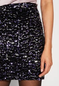Pieces Pckam New Short Skirt - Minigonna - Black/Purple/Silver -Vendite ESPRIT 49f3d4083cec449591e1d89054ea8b1c