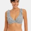FREYA Jewel CoveBikini Pezzo SopraStripe Black Donna Moda Mare FR981A09E-A11
