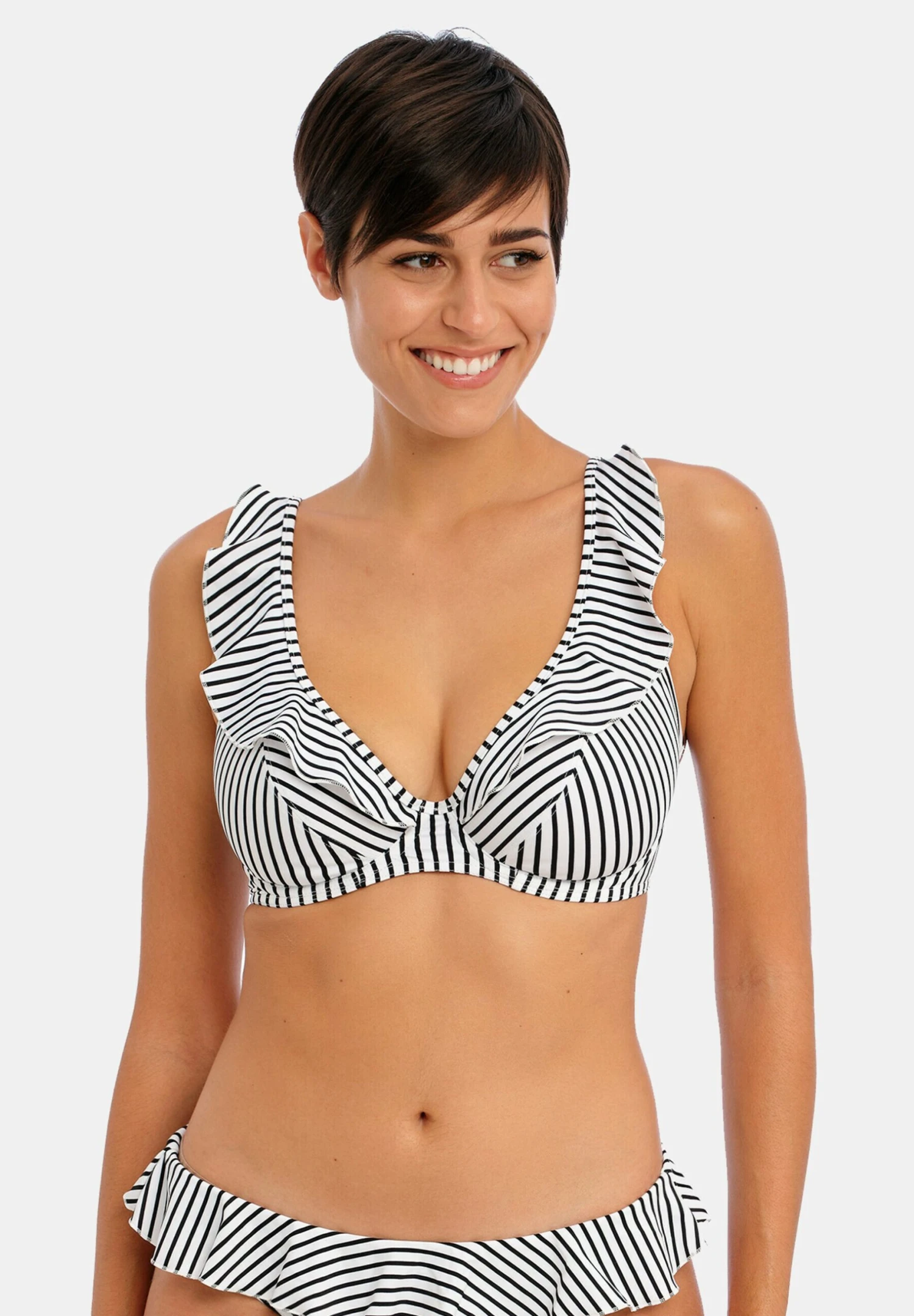 FREYA Jewel CoveBikini Pezzo SopraStripe Black Donna Moda Mare FR981A09E-A11 1 FREYA Jewel CoveBikini Pezzo SopraStripe Black Donna Moda Mare FR981A09E-A11