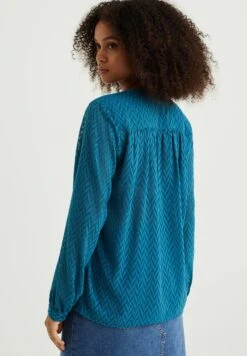 WE FASHION Met Structuur - Camicetta - Blue -Vendite ESPRIT 68646fdcbcc844d8b444b3bf1e3bcfde