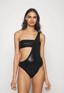 One Shoulder One PieceCostume Da BagnoBlack Donna Moda Mare C1781G03J-Q11