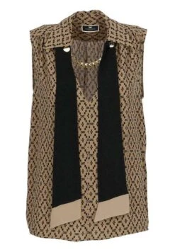 Elisabetta Franchi Con Stampa LosangaCamicettaTortora Nero Donna Camicie E Bluse EF121E097-O11 9 Elisabetta Franchi Con Stampa LosangaCamicettaTortora Nero Donna Camicie E Bluse EF121E097-O11 -Vendite ESPRIT 6c4279c82277477b9a4d9aa6cc5d650a