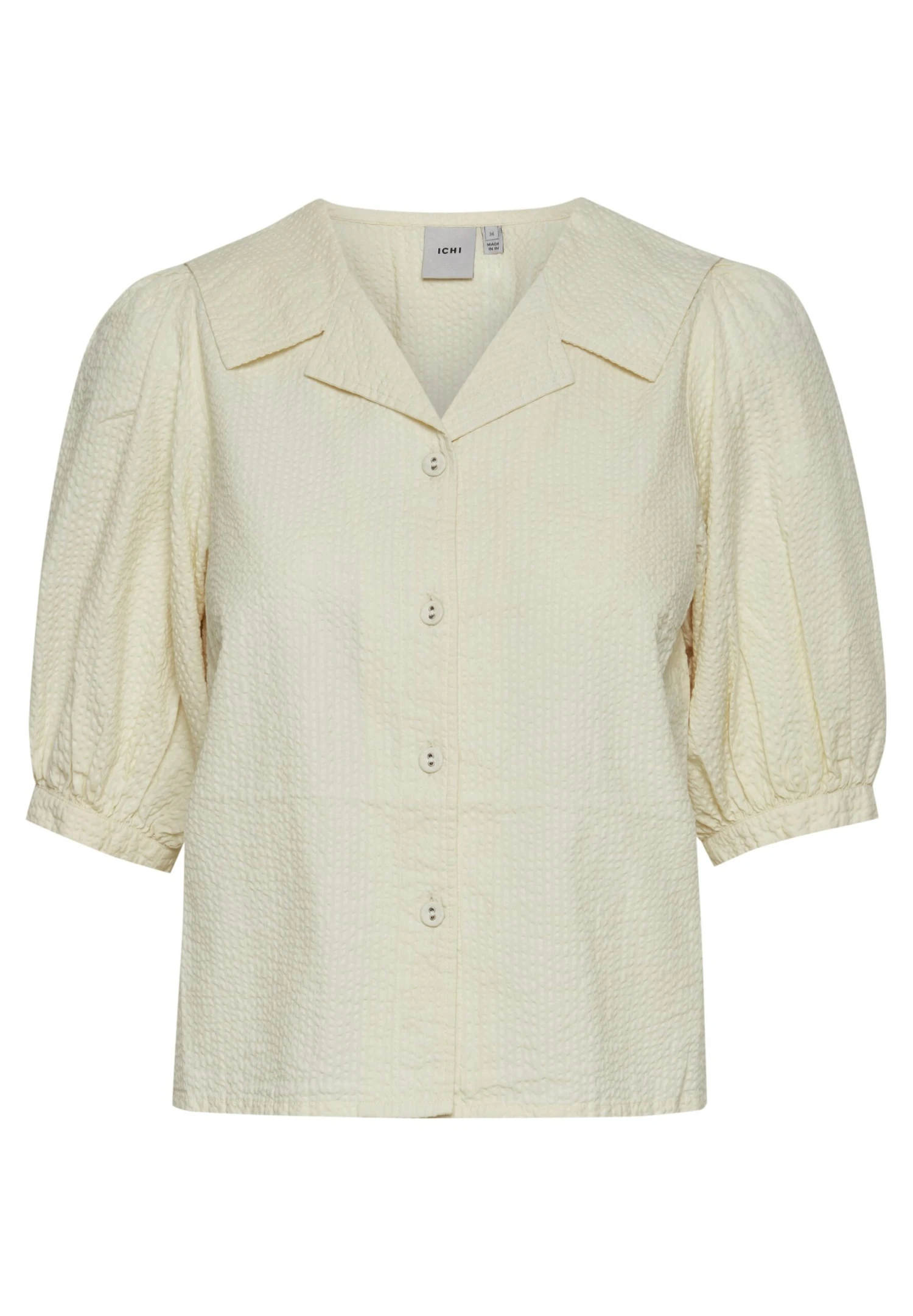 ICHI Ihfiliz Sh CamiciaVanilla Custard Donna Camicie E Bluse IC221E0F4-E11 6 ICHI Ihfiliz Sh CamiciaVanilla Custard Donna Camicie E Bluse IC221E0F4-E11 - immagine 6