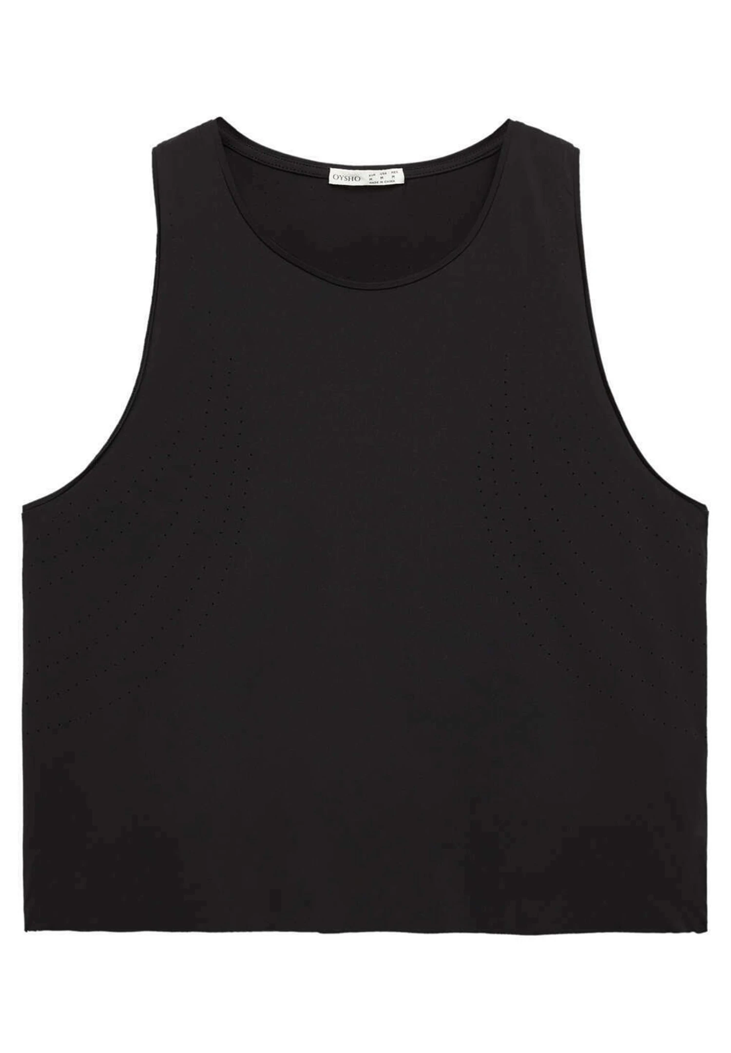 Oysho Microperforated Technical SleevelessTopBlack Donna T-shirt E Top OY121D072-Q11 6 Oysho Microperforated Technical SleevelessTopBlack Donna T-shirt E Top OY121D072-Q11 - immagine 6