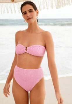 Next Crochet High Waist High Leg Bikini BottomsBikini Pezzo SottoPink Donna Moda Mare NX381E00U-J11