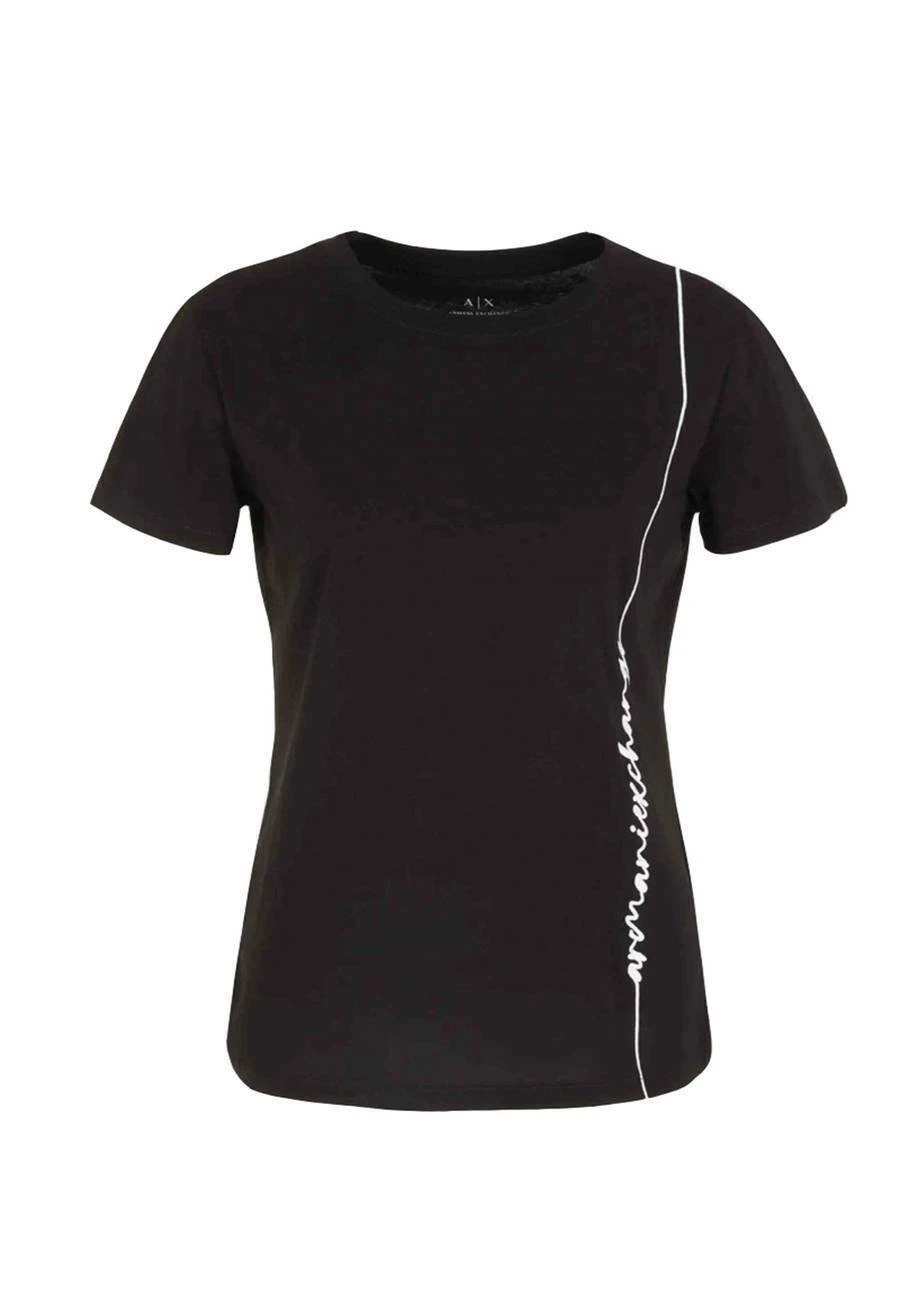 Armani Exchange T-Shirt Con StampaNero Donna T-shirt E Top ARC21D07S-Q11 3 Armani Exchange T-Shirt Con StampaNero Donna T-shirt E Top ARC21D07S-Q11 - immagine 3