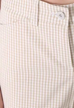 Bermuda Anna Aus Leichtem Vichy-Karo - Stretch - Shorts - Beige -Vendite ESPRIT 8695bd2711834162be603d7e5040942e