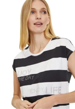 Betty Barclay Ringel Mit TunnelzugT-Shirt Con StampaSchwarz Weiß Donna T-shirt E Top 2BE21D0WZ-Q11 -Vendite ESPRIT 8a46b5ec33334bec8cea0fd52430a96f