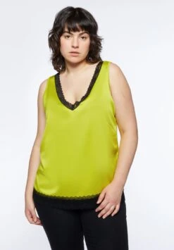 With Lace - Camicetta - Giallo