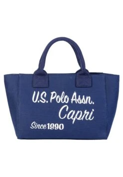 U.S. Polo Assn. ShoppingAccessorio Da SpiaggiaBlu Scuro Bianco Donna Moda Mare US251H0HR-K12