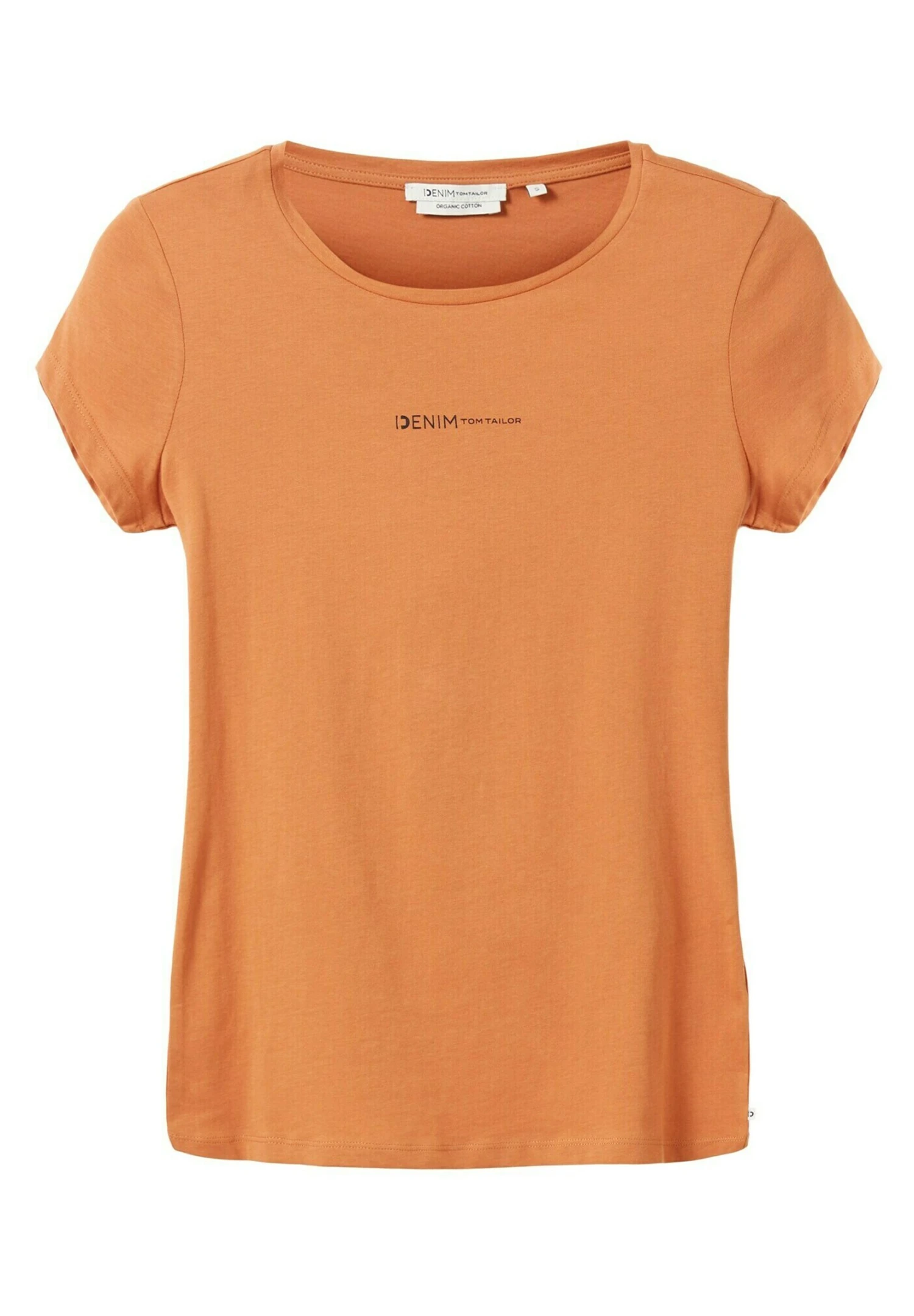 TOM TAILOR Denim T-Shirt Slim Fit T-Shirt BasicRusty Amber Donna T-shirt E Top TO721D0ZH-O12 5 TOM TAILOR Denim T-Shirt Slim Fit T-Shirt BasicRusty Amber Donna T-shirt E Top TO721D0ZH-O12 - immagine 5