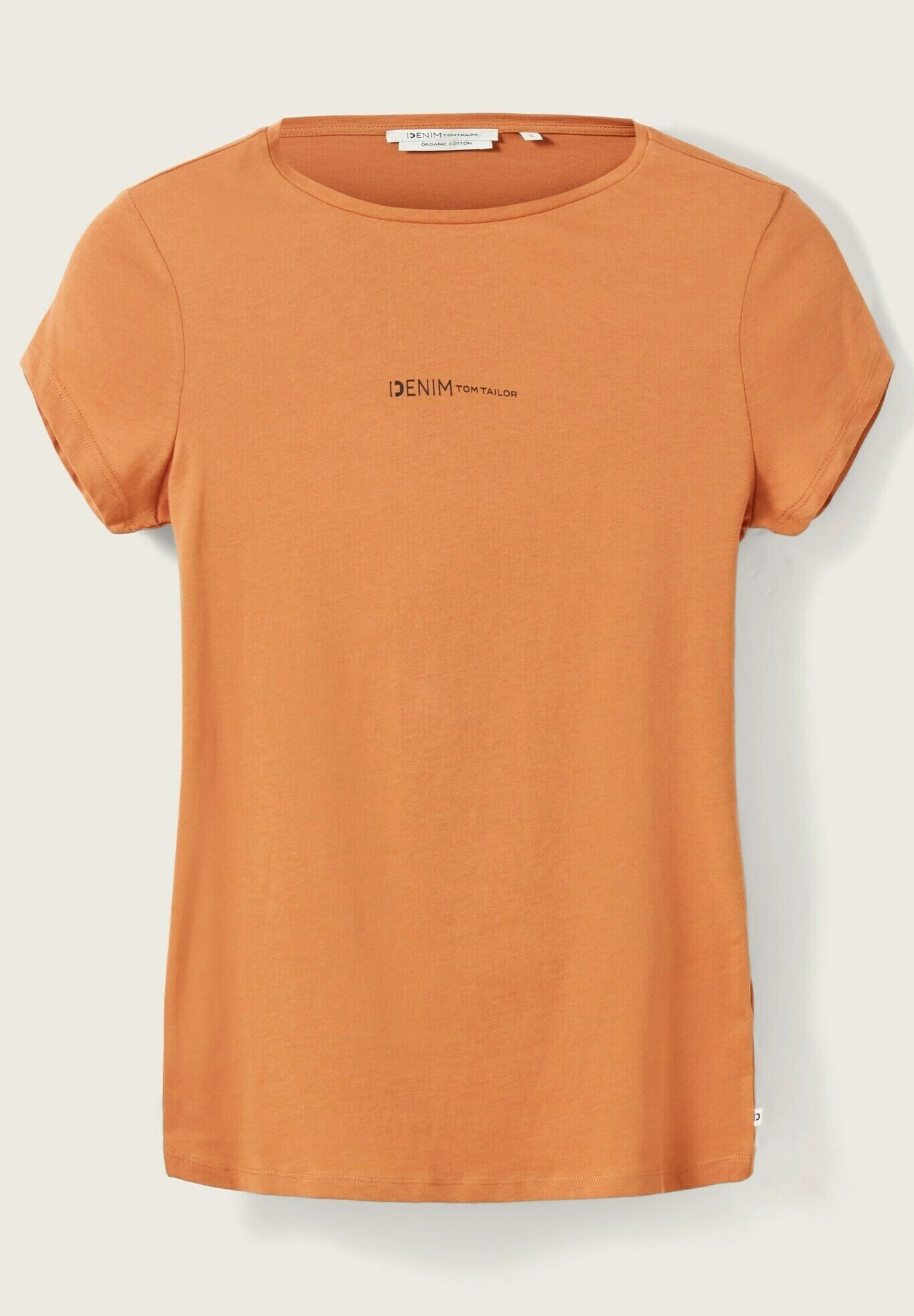 TOM TAILOR Denim T-Shirt Slim Fit T-Shirt BasicRusty Amber Donna T-shirt E Top TO721D0ZH-O12 8 TOM TAILOR Denim T-Shirt Slim Fit T-Shirt BasicRusty Amber Donna T-shirt E Top TO721D0ZH-O12 - immagine 8