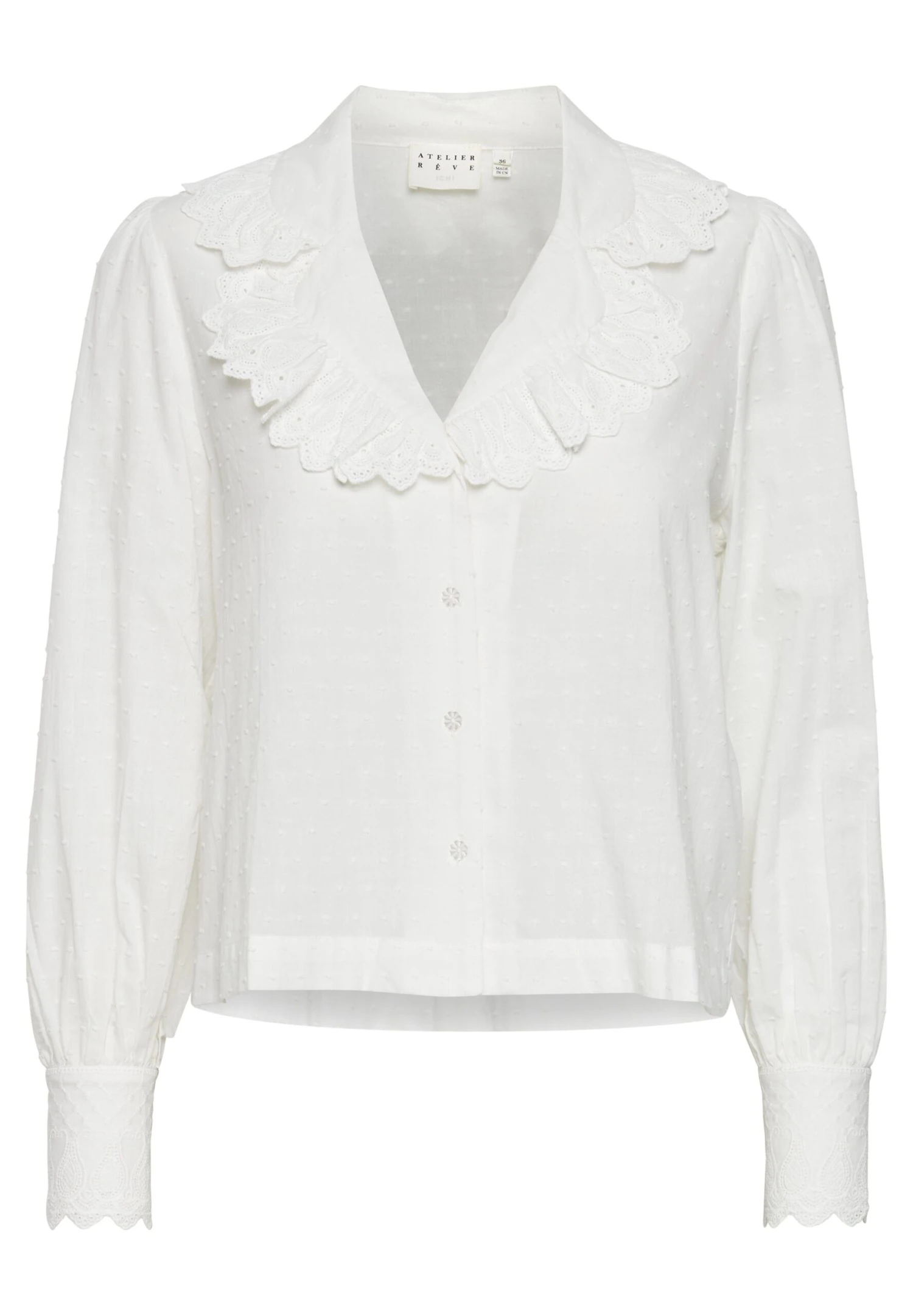 Irgabi Sh CamiciaCloud Dancer Donna Camicie E Bluse ATX21E007-A11 6 Irgabi Sh CamiciaCloud Dancer Donna Camicie E Bluse ATX21E007-A11 - immagine 6