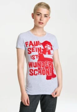 Logoshirt Faul Sein Ist ...T-Shirt Con StampaWeiss-Rot Donna T-shirt E Top S3421D00Y-C11