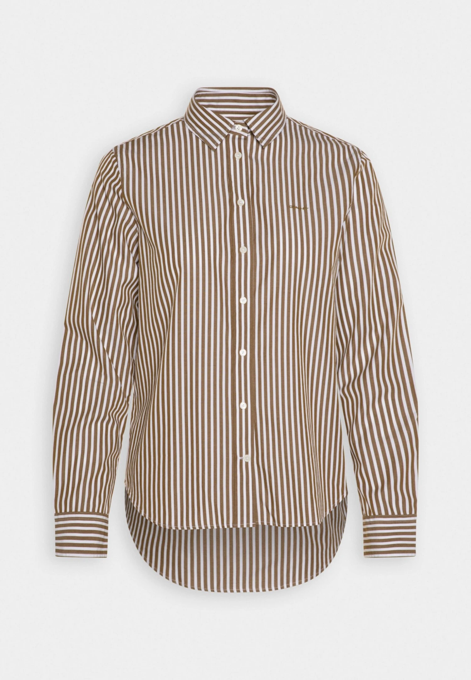 Gant Regular StripedCamiciaWarm Surplus Green Donna Camicie E Bluse GA321E0F8-N11 4 Gant Regular StripedCamiciaWarm Surplus Green Donna Camicie E Bluse GA321E0F8-N11 - immagine 4