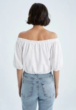 DeFacto Crop Fit CamicettaWhite Donna Camicie E Bluse DEZ21E19C-A11 -Vendite ESPRIT 99200968bac049068e83ce880292800c