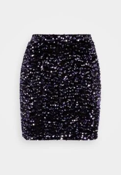 Pieces Pckam New Short Skirt - Minigonna - Black/Purple/Silver -Vendite ESPRIT a030974a189848ebb2fef6c3ebe7f8c6