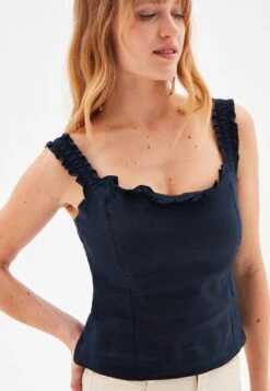 Crop- Camicetta - Navy Blue -Vendite ESPRIT a1485588424741cba02ca7e56e60edc9