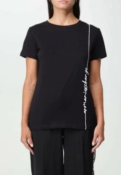 Armani Exchange T-Shirt Con StampaNero Donna T-shirt E Top ARC21D07S-Q11