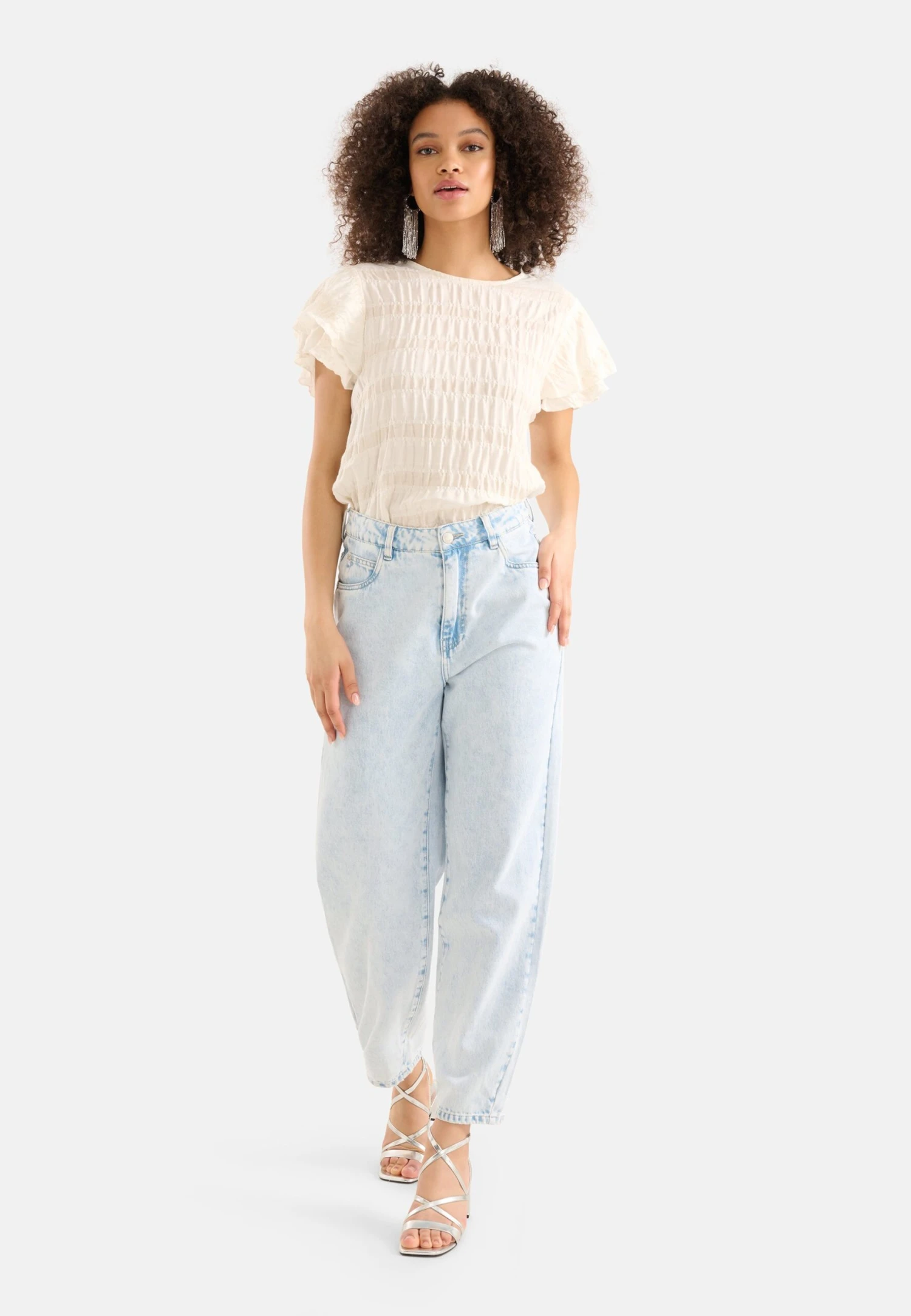 Sand EkseptCamicettaSilver-Coloured Donna Camicie E Bluse EK521E05H-A11 2 Sand EkseptCamicettaSilver-Coloured Donna Camicie E Bluse EK521E05H-A11 - immagine 2