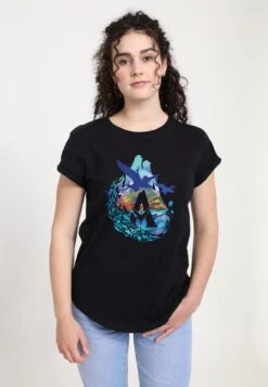 Henry Tiger Avatar 2 Scenic FlybyT-Shirt Con StampaBlack Donna T-shirt E Top H3A21D8N2-Q11